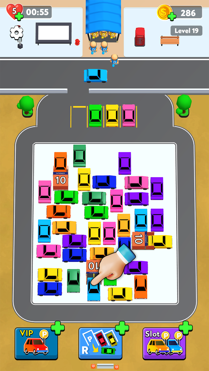 Parking Match Them All Puzzle