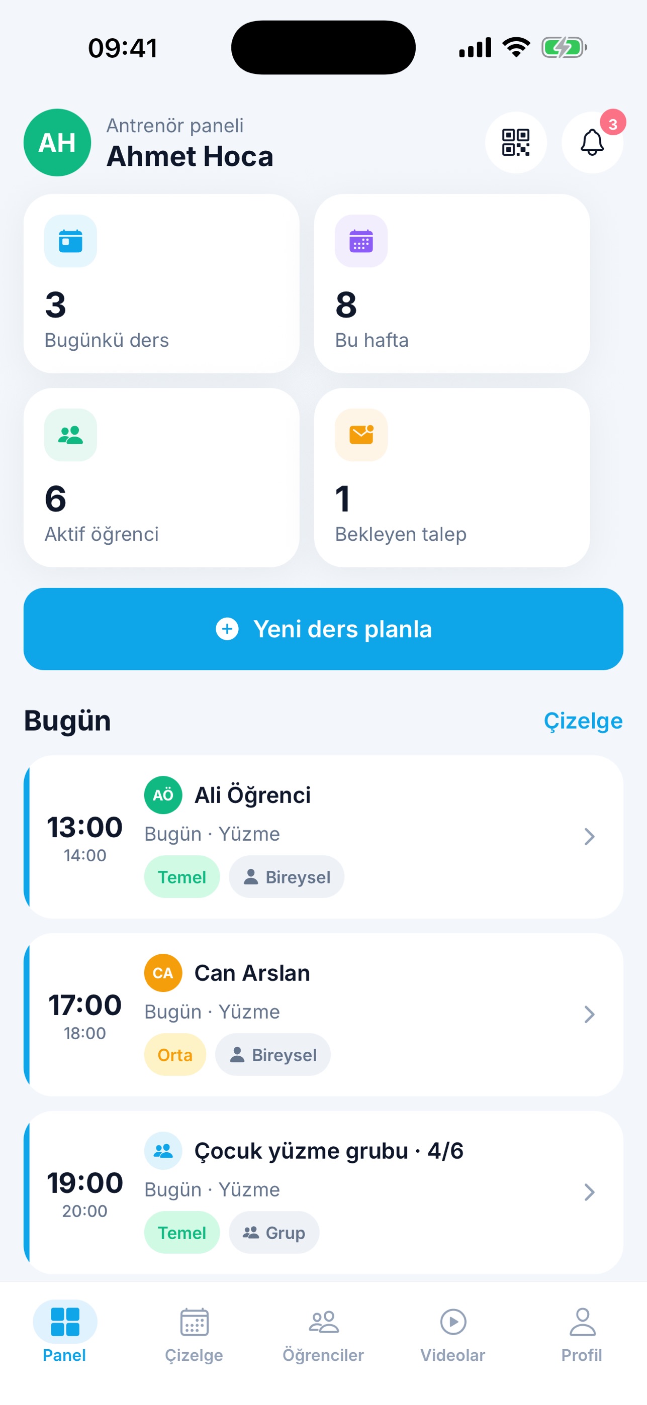Screenshot 2 of Antrenda: Ders Takibi