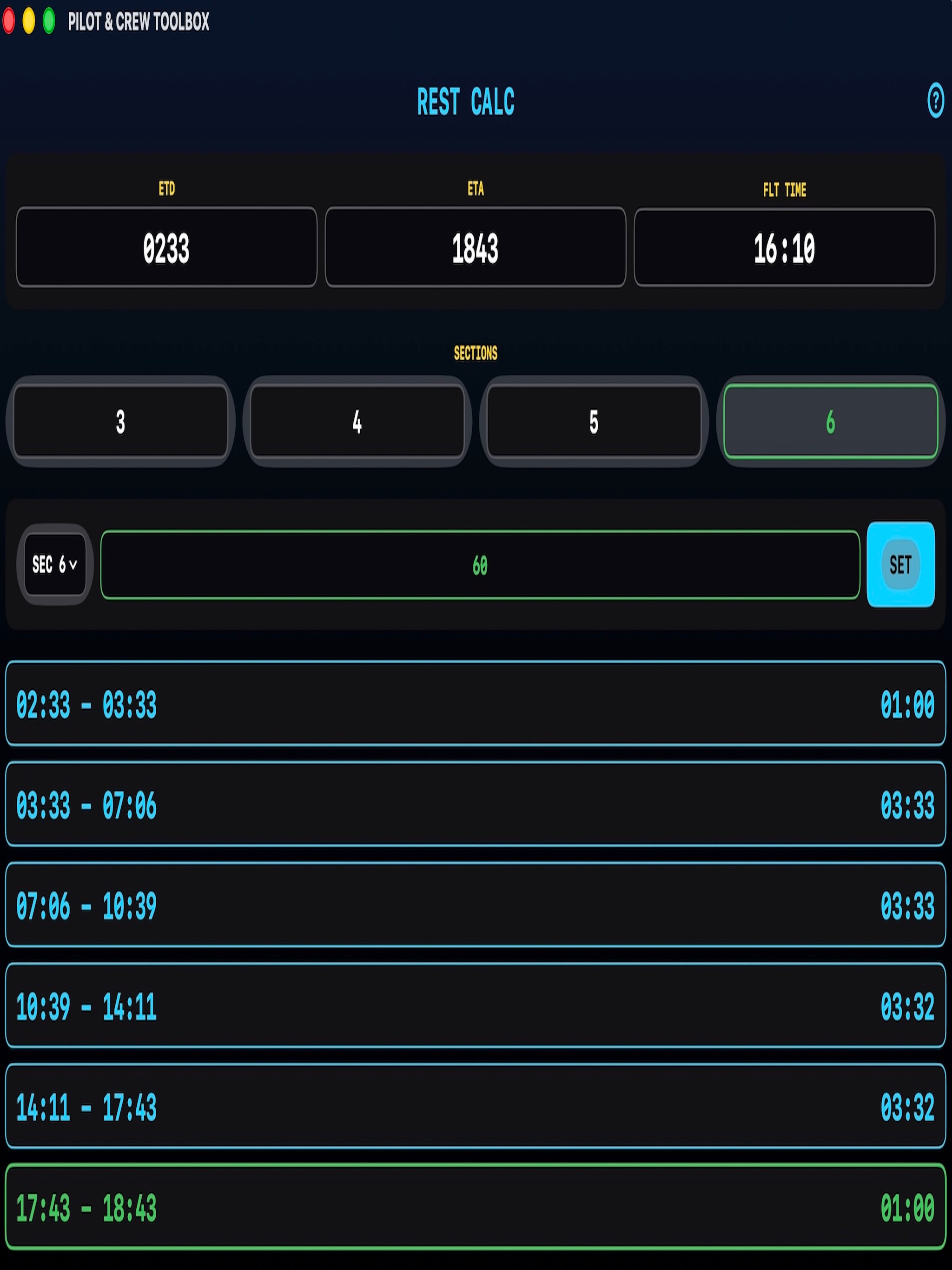 Pilot & Crew Toolbox screenshot 9