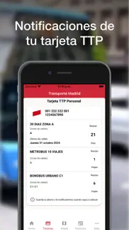 transporte madrid y ttp iphone capturas de pantalla 2