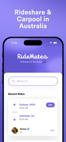 RideMates: Carpool & Rideshare Screenshot 1 of 9