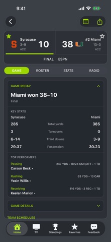 Syracuse Football App app screenshot 3