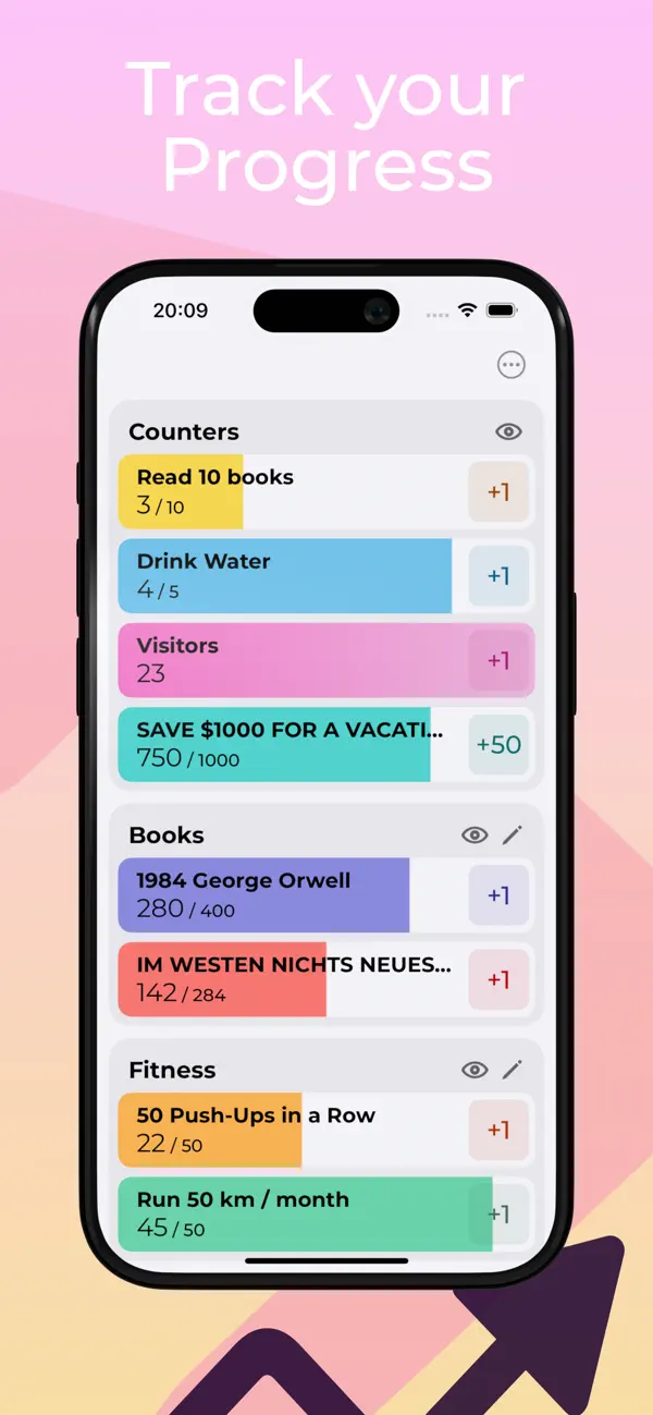 #3. Counter - Progress Tracker (iOS) 由: Andrey Russkin