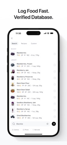 OpenNutrition Macro Tracker Screenshot 3 of 8