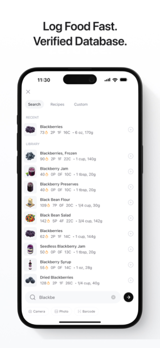 OpenNutrition Macro Tracker Screenshot 3 of 8