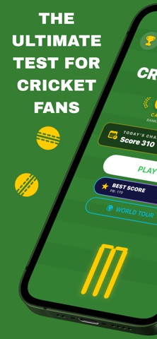 CricketTap: Reaction Game iPhone screenshot
