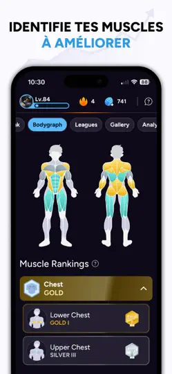 Capture d'écran de Liftoff: Heavy Workout Planner sur iPhone 5