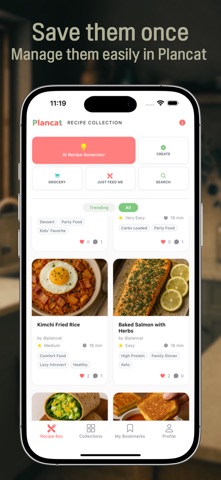 Plancat Recipe Collection screenshot