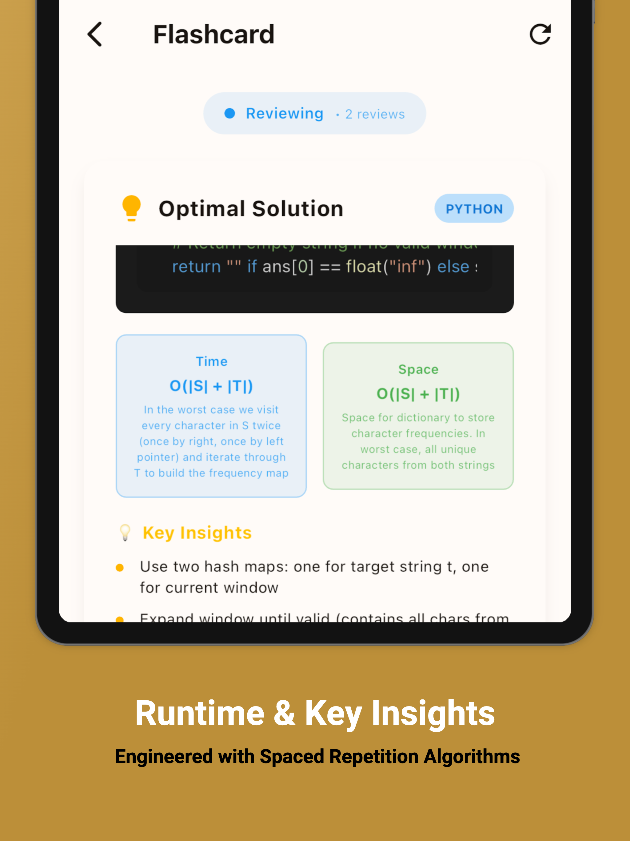 AlgoCards: Code Interview Prep