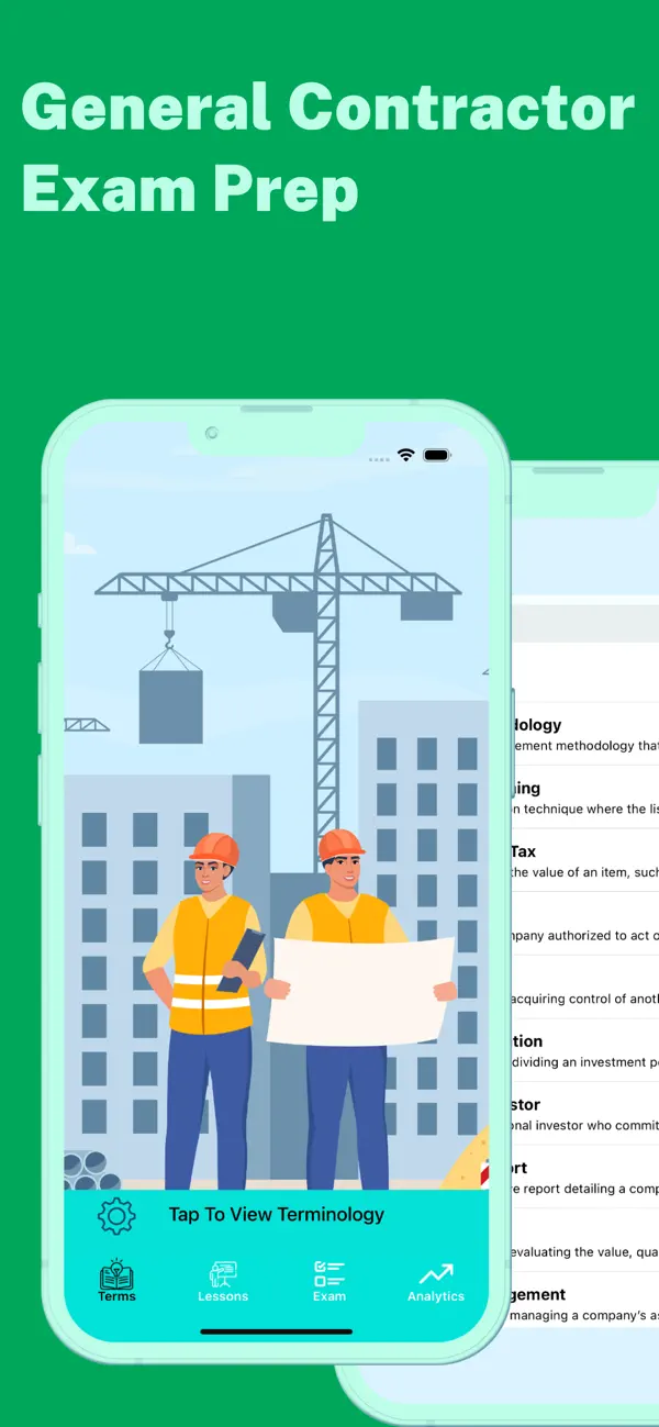 Screenshot #1 pour General Contractor Master Prep