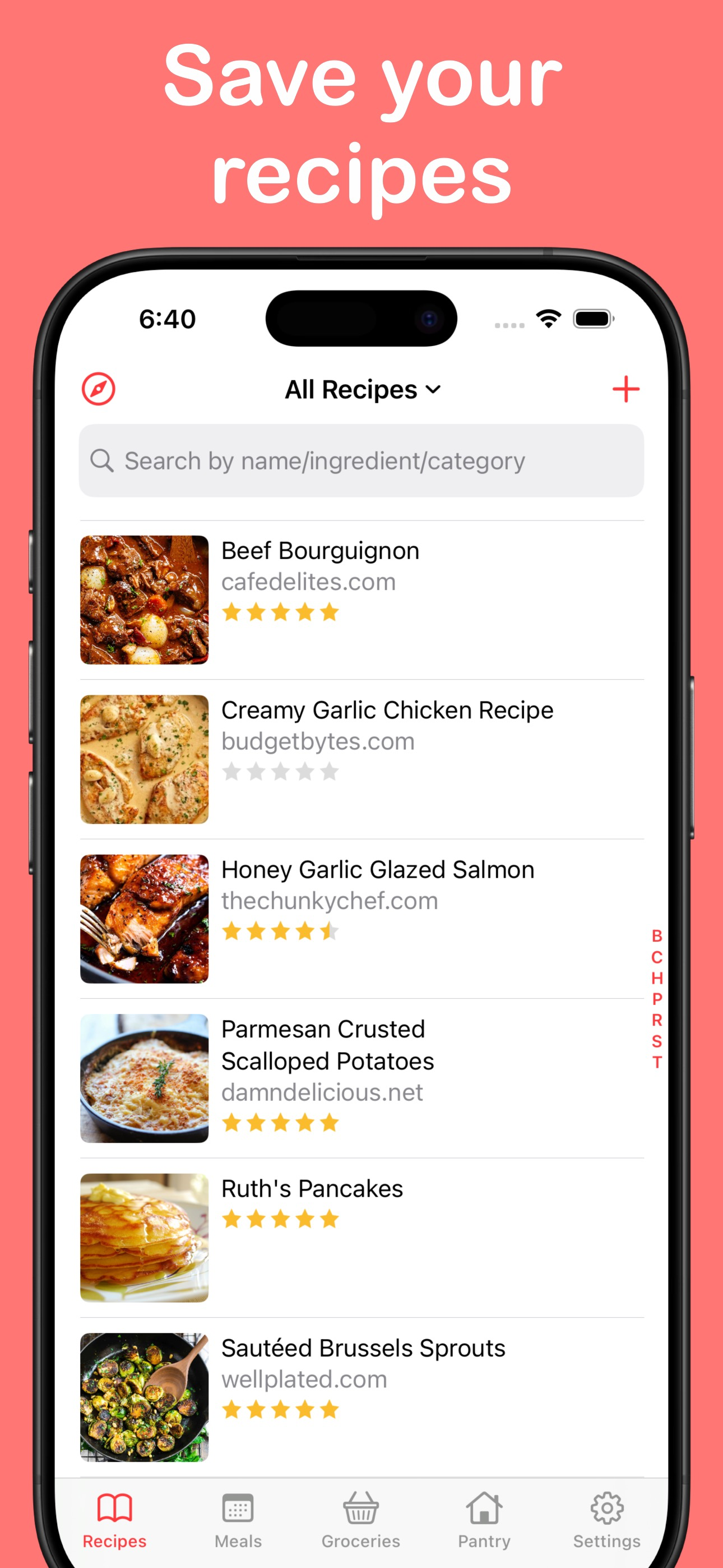 MealBoard - Recipe Keeper
