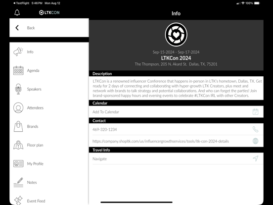 App screenshot
