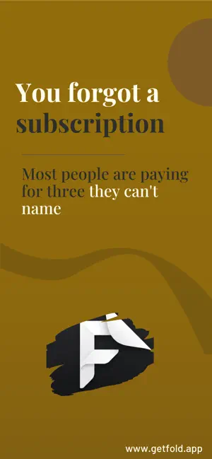 Fold: Subscriptions & Renewals screenshot 1