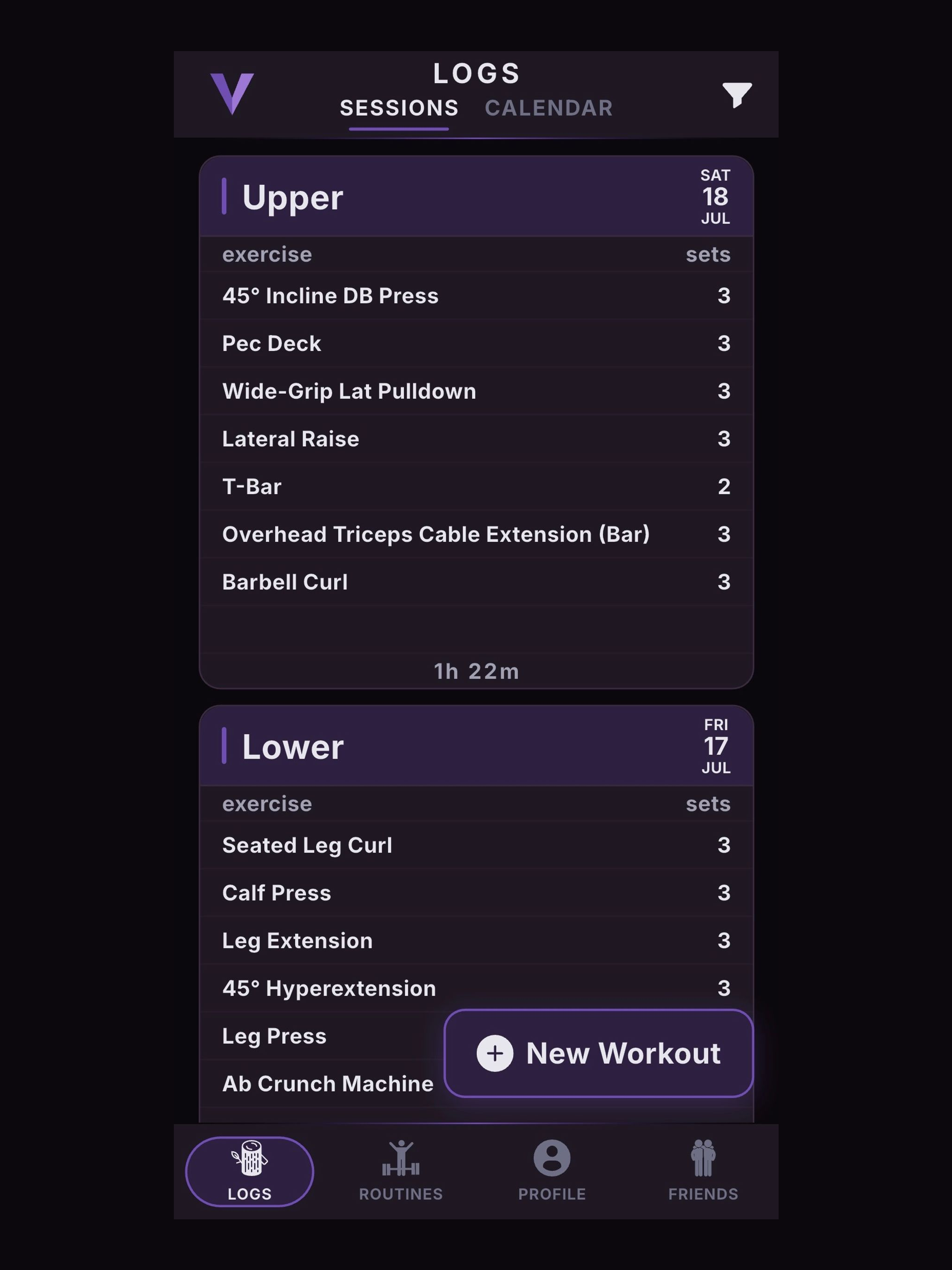 VALENS - Workout Tracker screenshot 11