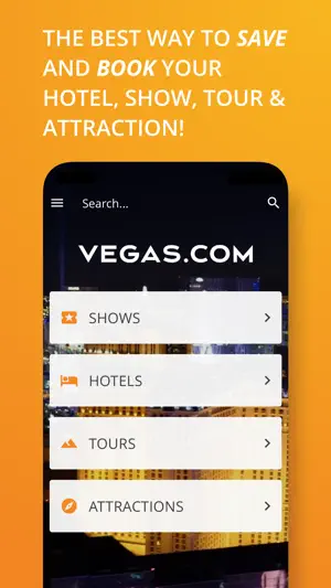 Vegas.com screenshot 1