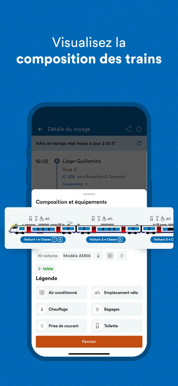 Screenshot #3 pour SNCB: Info & tickets de train