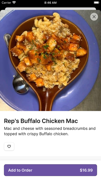 Rep's Place iPhone screenshot 4 - Food & Drink app