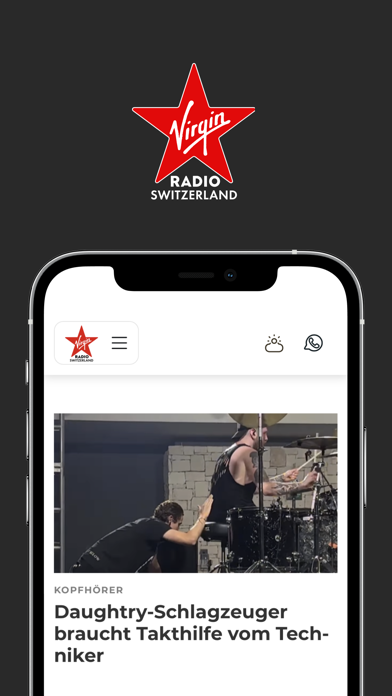 Virgin Radio Switzerland Screenshot