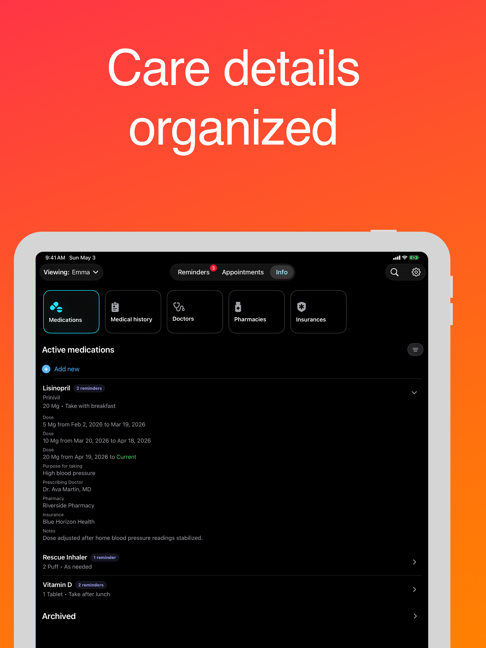 MedTime Medication Tracker screenshot 10