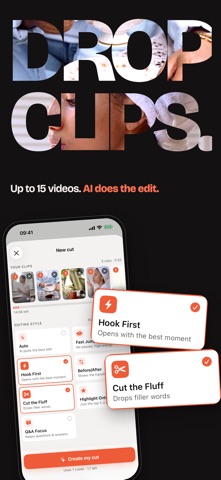 cutzio: AI Auto Video Editor Screenshot 2 of 7