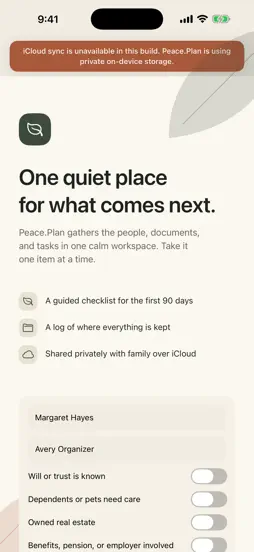 Peace.Plan screenshot 11