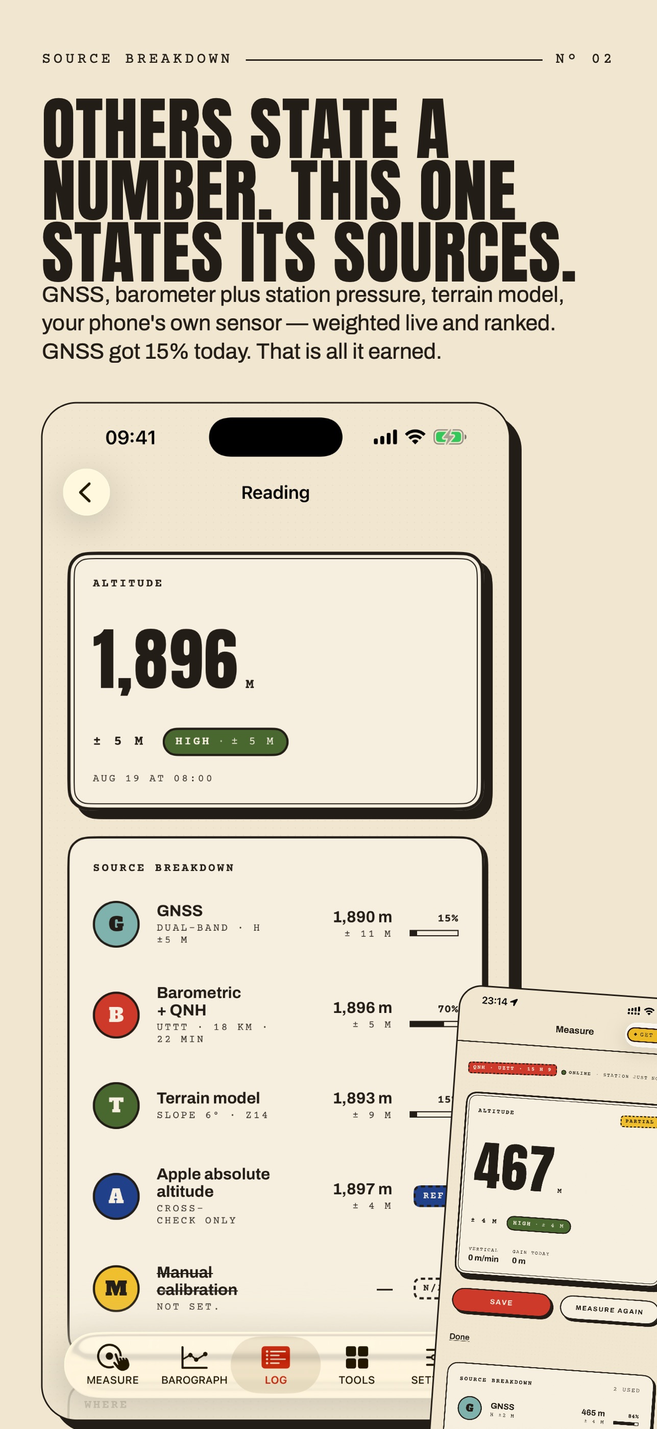 Screenshot 2 of Altimeter Barometer : ISOBAR