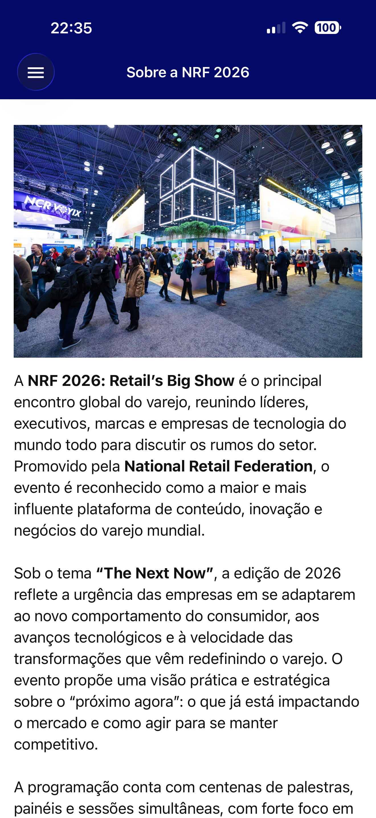 Gouvêa NRF 2026 screenshot 3