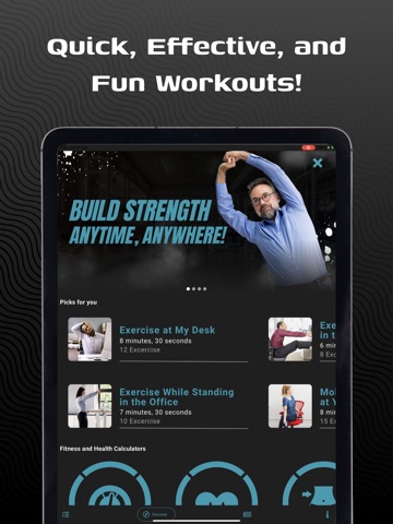 30 Days Office Break Workout iPad screenshot