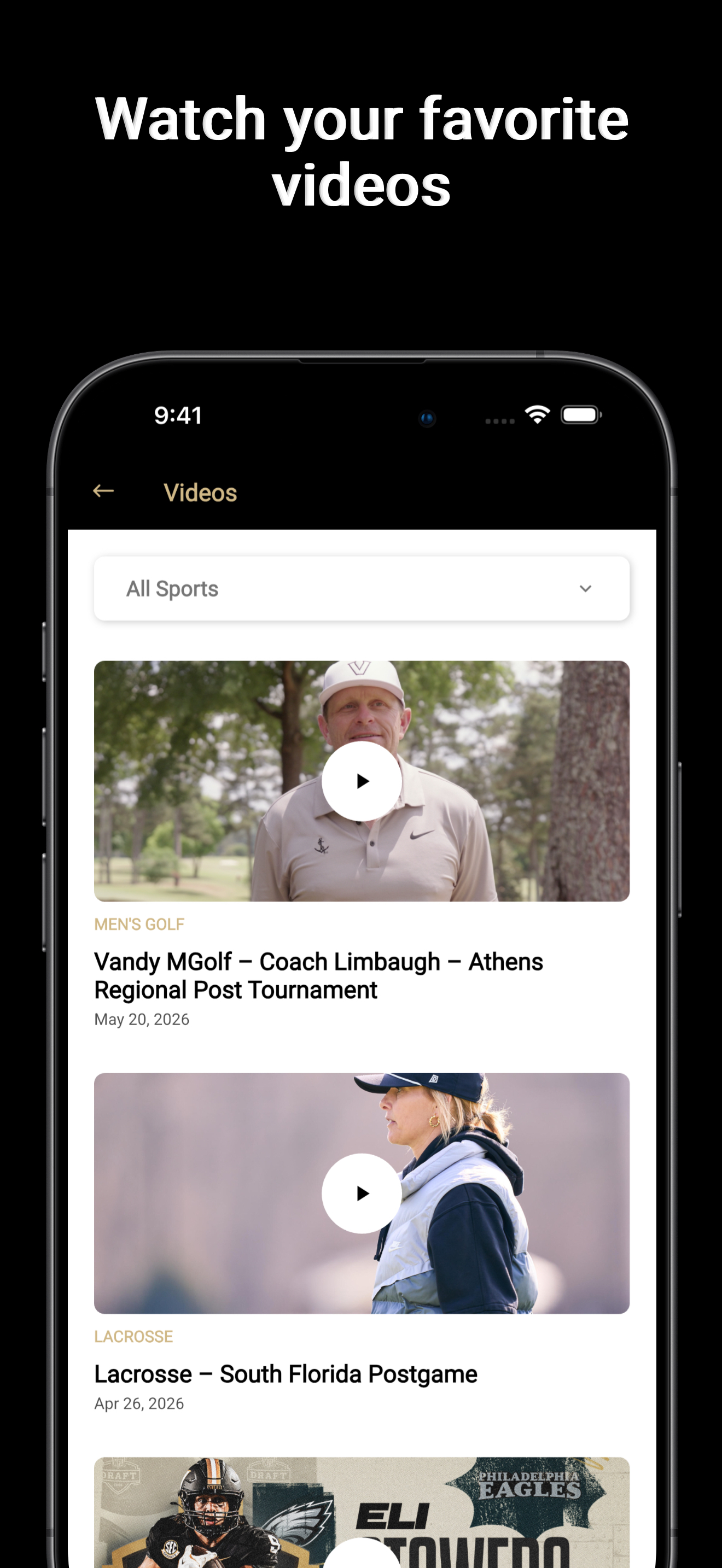 Vanderbilt Athletics screenshot 4