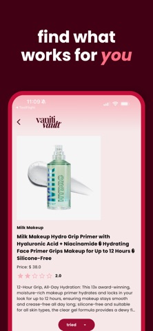 vaniti vault - beauty tracker screenshot