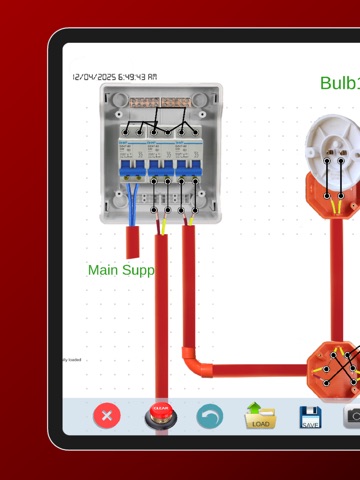 Electrical Wiring Simulator iPad screenshot