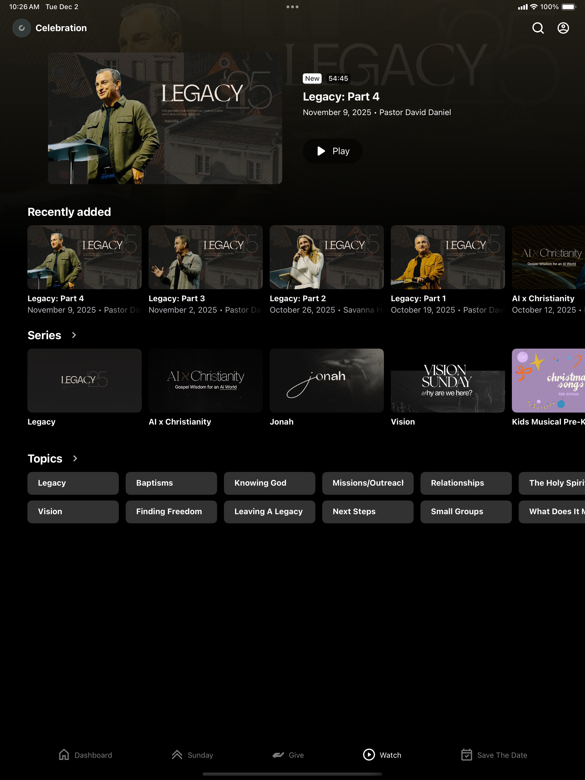 Celebration Church SHV screenshot 9