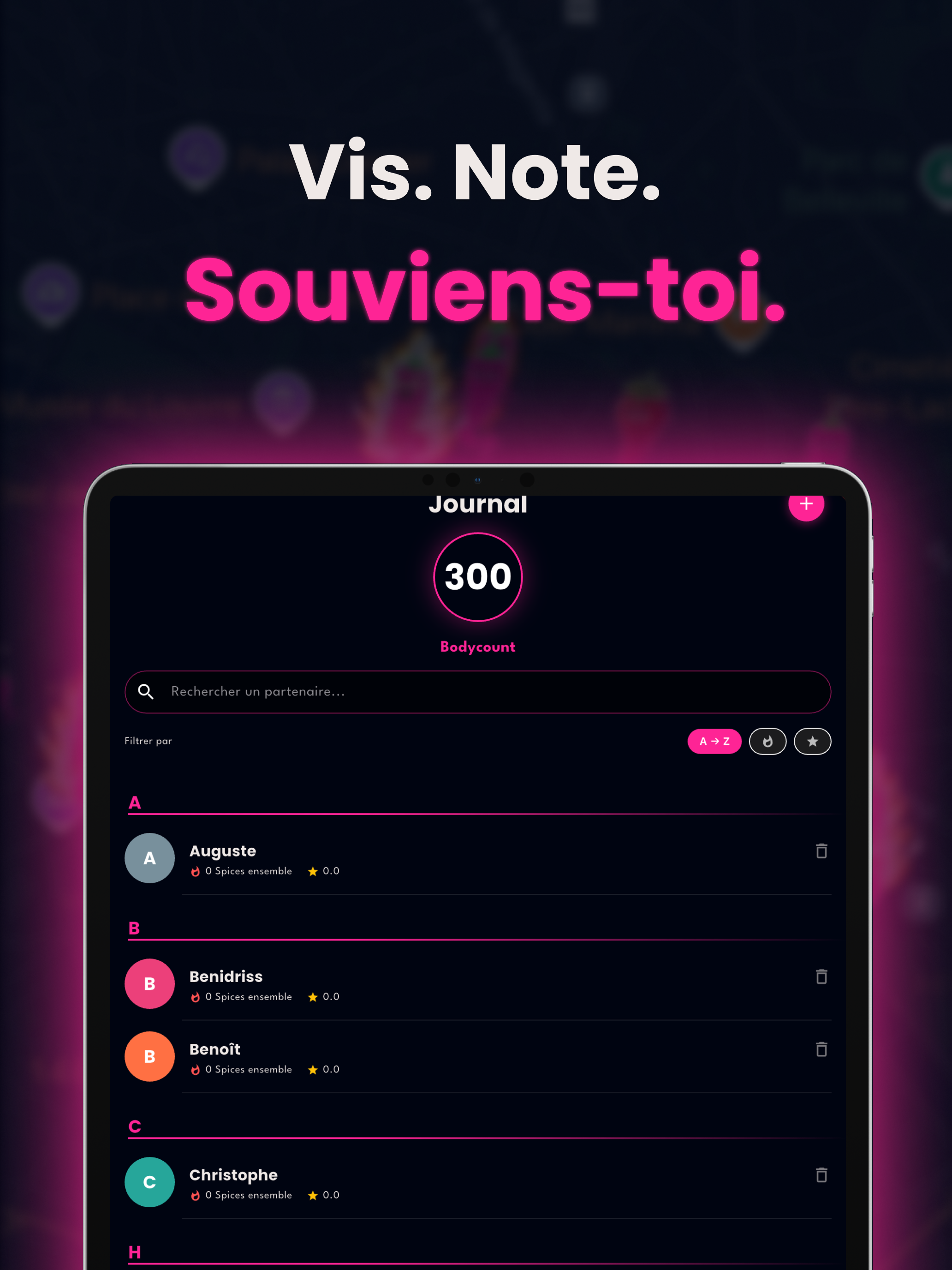 SpicyMap: Journal de souvenirs