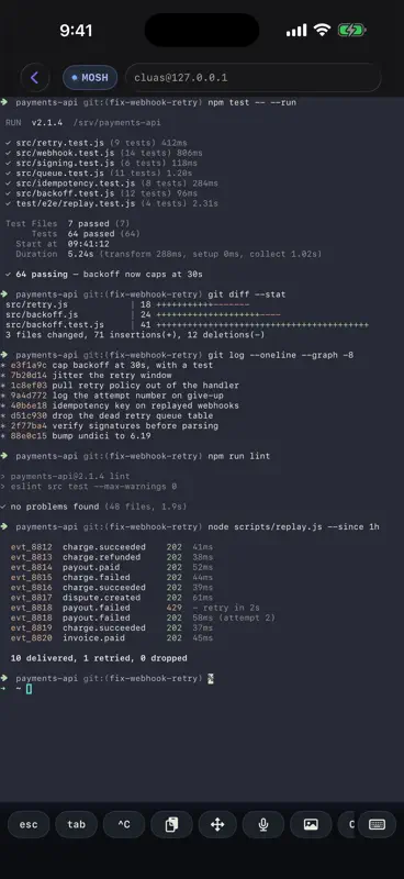 Moshpit: Terminal para Agentes screenshot 6 of 10