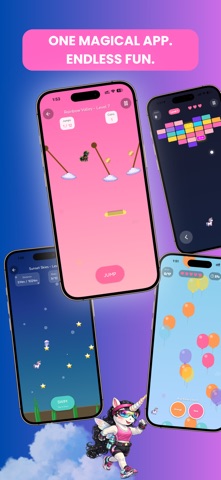 Unicorn Jumpies iPhone screenshot
