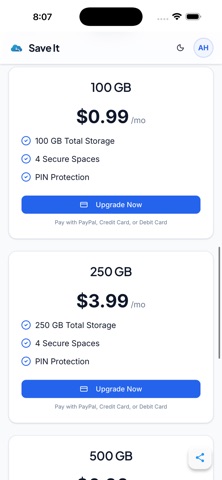 Save it App screenshot