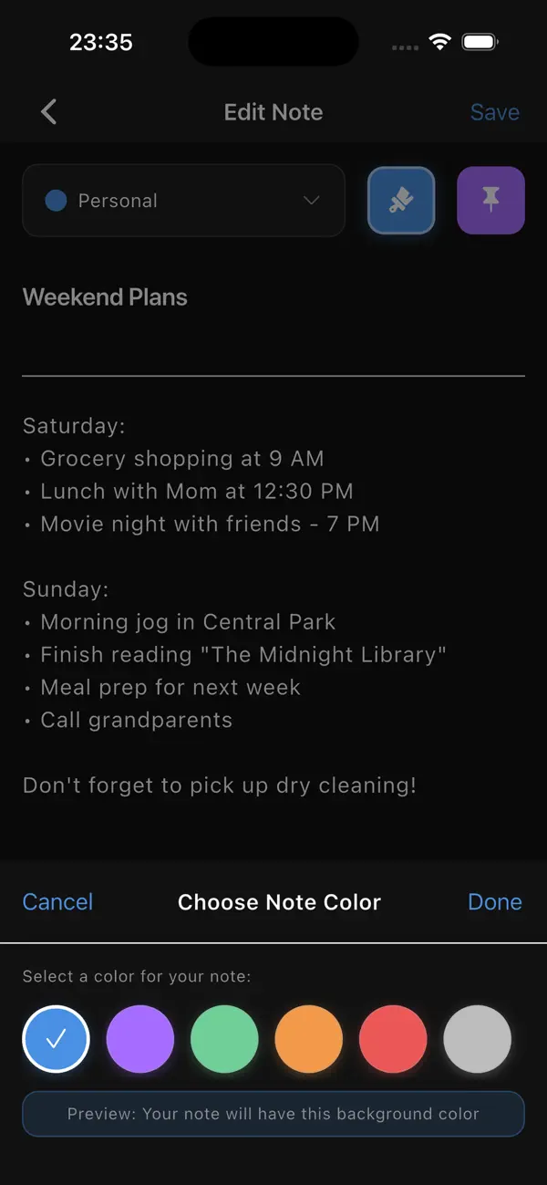#4. SmartNotes: Simple Note Taking (iOS) Podle: HUGHES BRIAN