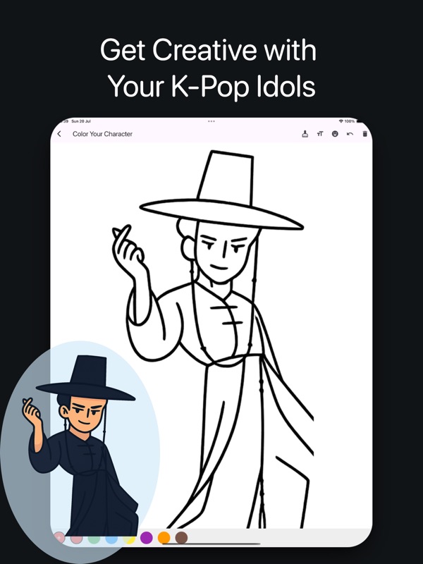 Kpop Quiz & Coloring Game screenshot 8