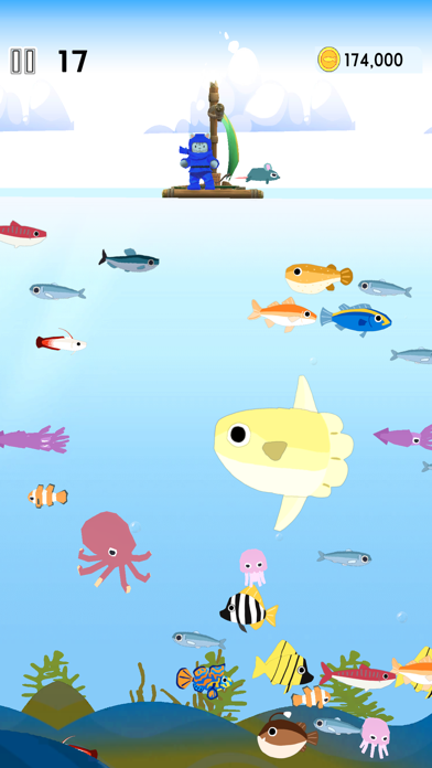 NFC - Ninja, Fish, Cat Screenshot