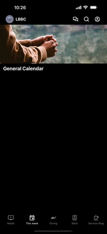 Liberty Bible Baptist Church iPhone screenshot