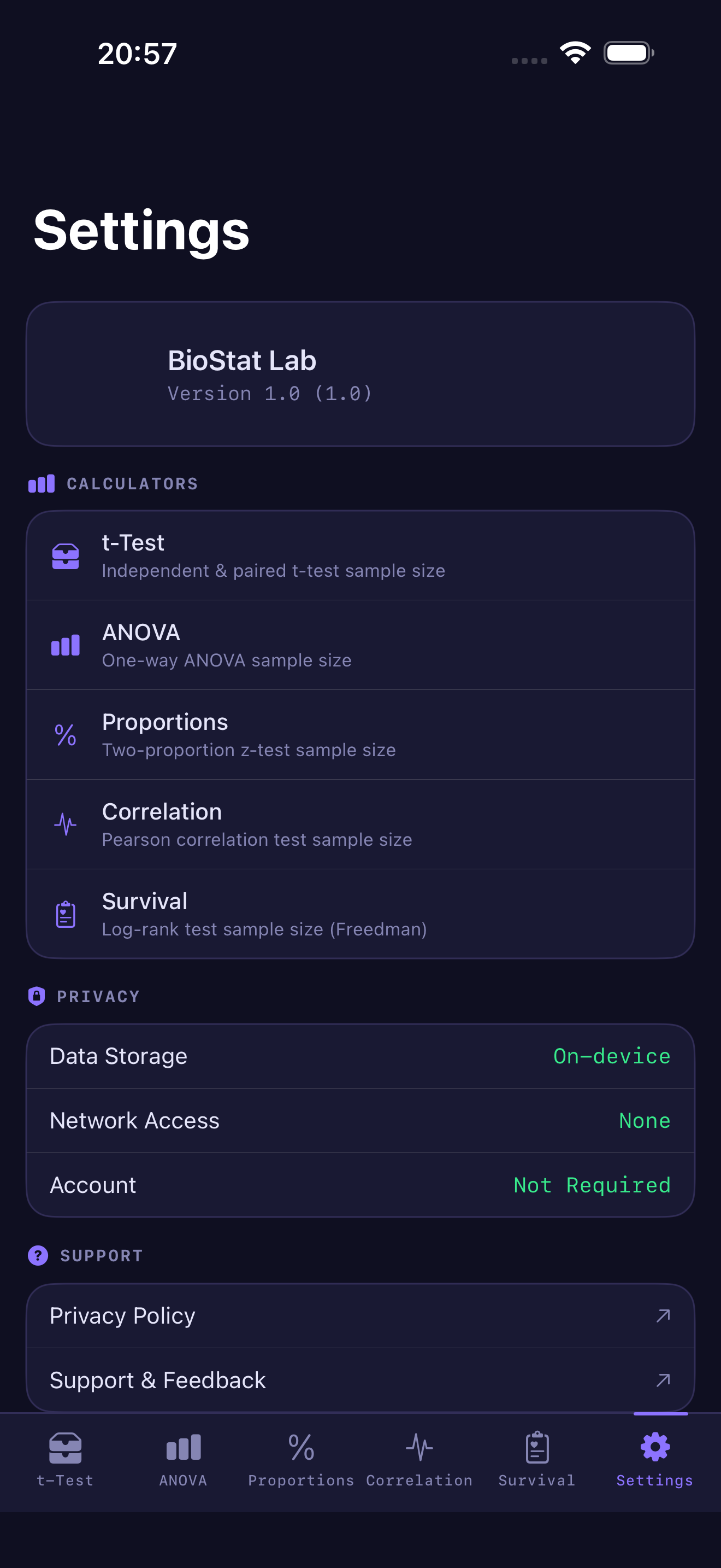 BioStat Lab screenshot 7