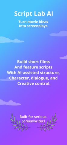 Script Lab -AI screenwriter Screenshot 1 of 4