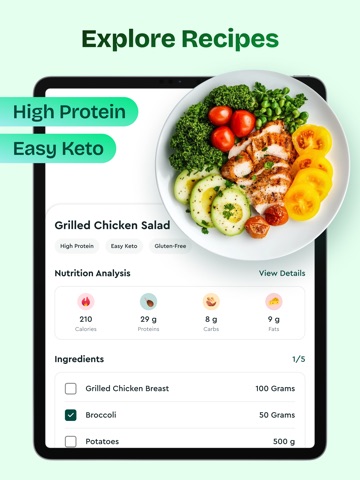 CaloSync AI - Calorie Counter iPad screenshot