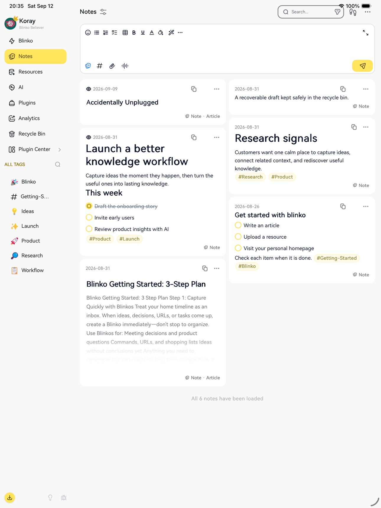 Screenshot 5 of Blinko Cloud