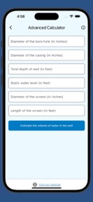Water Well Calculator screenshot