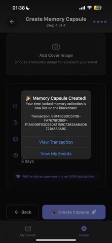 Memory Capsule: Timelock Screenshot 2 of 5