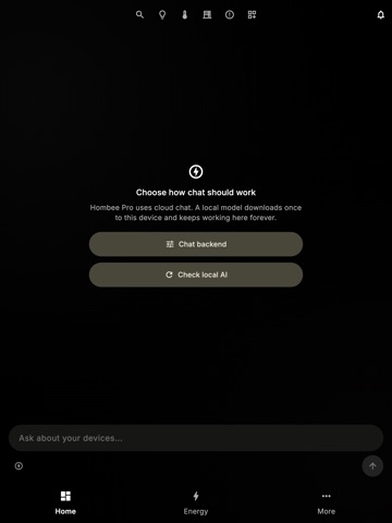 Hombee iPad screenshot