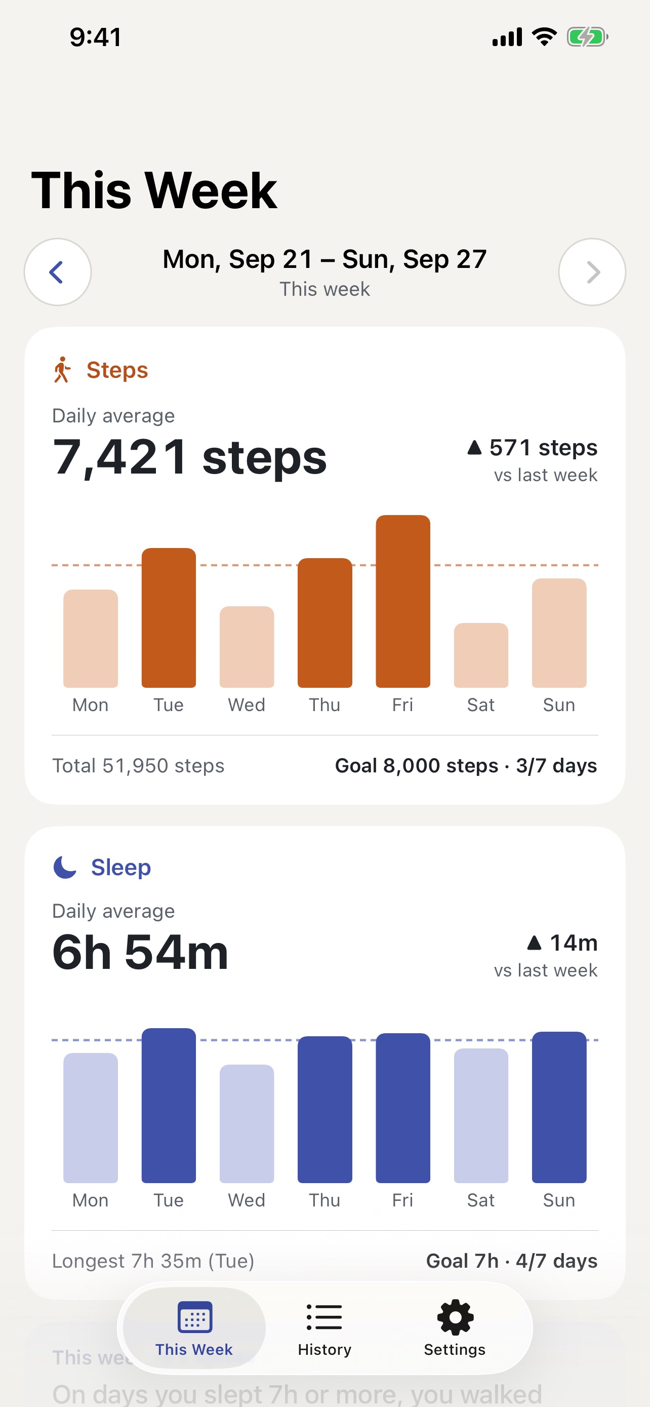 Screenshot 1 of MyStepSleep