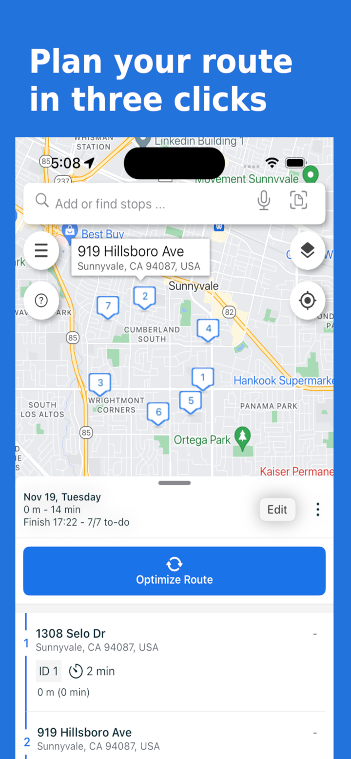 Maposcope Route Planner screenshot 3