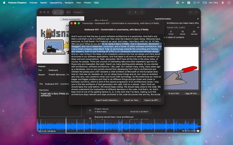 Screenshot #3 pour Podcast Chapters